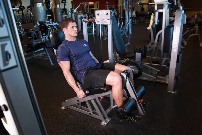 Leg Extensions start position