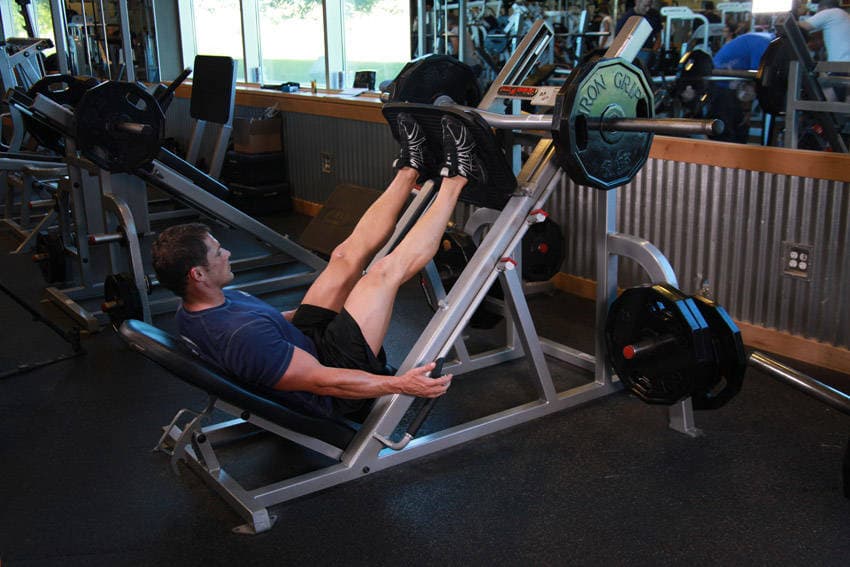 Leg Press start position