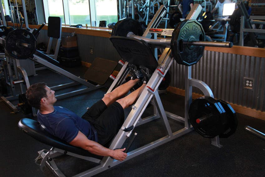Calf Presses start position