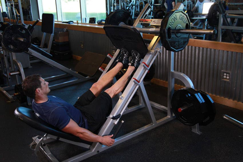 Calf Presses end position